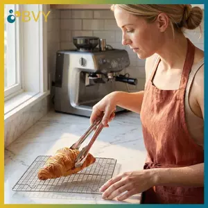 BVY BBQ Tongs Chịu Nhiệt Chống Trơn Trượt Có Thể Tái Sử Dụng Cho Salad Nướng Bếp Và Dã Ngoại Ngoài Trời.