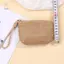 Ví đựng tiền xu ống hút Mini HNKMP có dây kéo Túi đựng tiền bền bỉ dành cho nữ Du lịch bé gái.