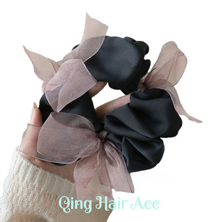 Lưới Nơ Tóc Cô Gái Đầu Bóng Cao Đuôi Ngựa Buộc Tóc Đầu Dây Buộc