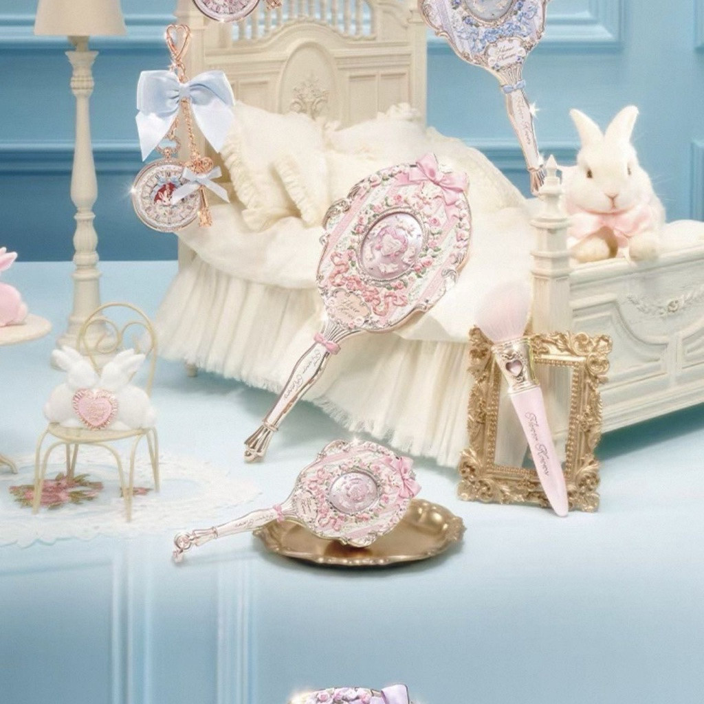 FLOWER KNOWS – Gương BST BUNNY GARDEN GƯƠNG CẦM TAY CÔNG CHÚA THỎ HOA HỒNG