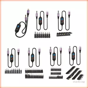Star Premium PD140W Type C Nam sang DC5525 5521 Dây cáp nguồn 5V 9V 12V 15V 20V 28V Dành cho máy tính xách tay và các thiết bị điện tử khác