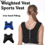Áo vest có trọng lượng LACYESUK, Túi cát sắt có thể điều chỉnh đầy cát, Chạy bộ sức đề kháng đa kích thước Huấn luyện trọng lượng Tải trọng Áo vest Chạy bộ