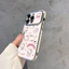 Ốp điện thoại dễ thương, chống bẩn kèm dây đeo, phù hợp với iPhone 17 16 15 14 13 12 11 Pro Plus XS Max, BF6DS227