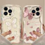 Ốp Điện Thoại Cho VIVO Y03 Y28S Y28 Y29 Y19S V30 Pro V30E Y36 Y27 Y100 Y31 Y31D Vỏ Thời Trang Hợp Thời Trang Bướm TPU Silicon Chống Sốc Họa Tiết Mềm Kem Vồng Cạnh