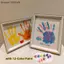 {AKIN} Handprint Shadow Box Frame DIY Khung Ảnh Cặp Đôi Bằng Gỗ Vẽ Tay Quà Tặng Sáng Tạo Cho Bạn Bè Trang Trí Nhớ Gia Đình {a}