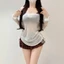 NEWIDEA 3 Bộ Bikini Cho Nữ, Nhìn Xuyên Qua Có Nắp smock Đồ Bơi Riêng Biệt, Váy Ren Ngọt Ngào Gợi Cảm Mùa Hè