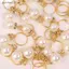 SRVN 10 Chiếc Ngọc Trai Đan Stitch Markers Quyến Rũ Mặt Dây Chuyền Cho Quà Tặng Handmade Dụng Cụ Đan DIY Phát Hiện.