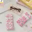 < YEI > Túi đựng kính Kawaii Quilted Thiết kế dễ thương và mềm mại để bảo vệ kính mắt và kính râm Mới