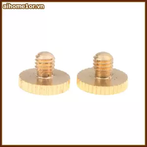 AIHOM M4 Vít Đồng Thau 10x8x4mm Bộ 2 Chiếc Cho Bb Trumpet Alto Horn Dễ Dàng Lắp Đặt Bộ Dụng Cụ Sửa Chữa Nhạc Cụ,