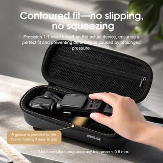 Dành cho hộp đựng Insta360 Luna Ultra, túi đựng máy nghe nhạc đơn, camera nghiêng chảo, phụ kiện lưu trữ kèm theo đầy đủ