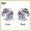 B & N Hoạt Hình Voi Trang Trí Acrylic Trang Trí Nhà Phòng Khách Phòng Ngủ Để Bàn Trang Trí.