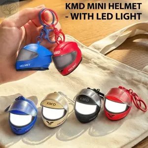 Móc khóa mũ bảo hiểm phát sáng AMBU, Mặt dây chuyền đèn ngủ Mini thực tế mát mẻ, Túi đựng mũ bảo hiểm đa chức năng nhẹ đa năng độc đáo Chìa khóa quyến rũ / Trang trí ba lô