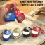 Móc khóa mũ bảo hiểm phát sáng AMBU, Mặt dây chuyền đèn ngủ Mini thực tế mát mẻ, Túi đựng mũ bảo hiểm đa chức năng nhẹ đa năng độc đáo Chìa khóa quyến rũ / Trang trí ba lô