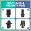 Đầu Nắp Công Tắc Cho Top-Hat Switch Đầu Màu Đen Cho Đàn Guitar Phần Gói 5