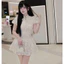 ĐẦM REN HOA ĐÍNH NÚT NGỌC FORM XOÈ BYJOLIE