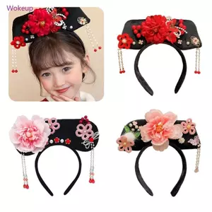 Woke Công chúa Trung Quốc Băng đô Cosplay hoa Trung Quốc để tái hiện lịch sử