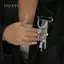 PNPIA- Dây Xích Kim Loại Mặt Dây Chuyền Dài sel Trâm Dành Cho Nữ Handmade Đính Hạt Phù Hợp Với Áo Chân Trang Sức Phụ Kiện