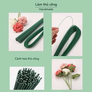 Cành Kẽm Nhung Bọc Nhựa 30cm – Làm Hoa Handmade, Kẽm Cắm Hoa Giả, Decor Bàn Bon Sai Trang Trí Phòng