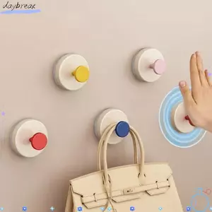 DAYBREAK 1 / 2 Cái Móc Dính Dopamine, Móc Hút Treo Tường Không Đục Lỗ, Phụ Kiện Bảo Quản Gia Đình Hạng Nặng Bền Đẹp Móc Treo Khăn Có Thể Tái Sử Dụng Phụ Kiện Phòng Tắm
