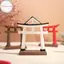 Houdou Thu Nhỏ Torii Cổng Nhật Bản Thần Đền Vườn Đồ trang trí Kiến Trúc Châu Á Cây Cảnh Thiền Vườn Trang Trí Bể Cá Trang Trí Trung Quốc VN