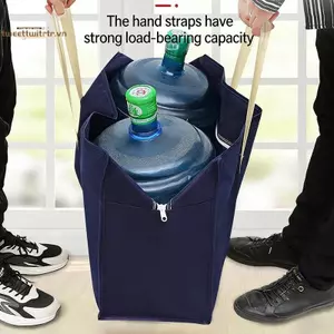 TRTR Heavy Duty Cực Lớn Chống Thấm Nước Di Chuyển Túi Tote Có Thể Tái Sử Dụng Giặt Túi Bảo Quản Cho Du Lịch Quần Áo Tổ Chức Paing VN