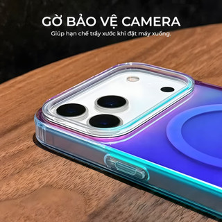 Ốp Lưng Phản Quang iPhone 17 Pro Max  Ốp Sát Máy Tích Hợp Vòng Từ Tính Chống Sốc Cực Tốt
