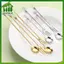 SWEET Bộ Thìa Pha Lê Tay Cầm Dài Muỗng Cà Phê Inox 430 Kim Cương Thìa Đá Hoàn Hảo Cho Món Tráng Miệng Kem Cà Phê Cotail n