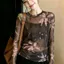 Milyfashion Size Lớn In Hoa Xuyên Qua Gạc Chống Nắng Mùa Hè Phong Cách Mới Rời Mỏng Hơn Nhìn Phù Hợp Với T