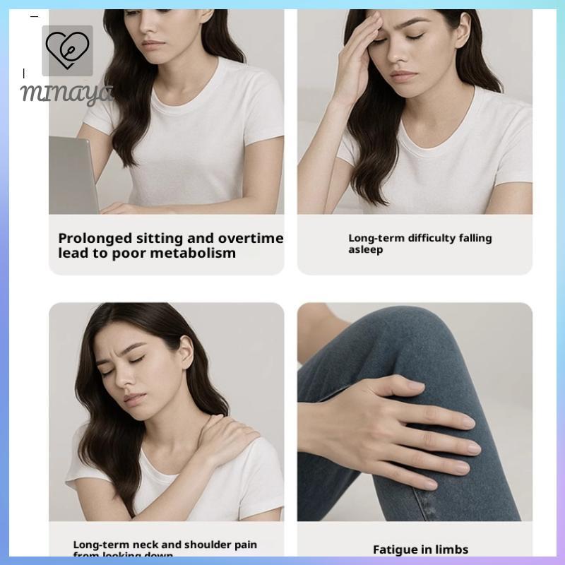 [MINAYA] Búa massage Ba Pounding Bump mở rộng Meridian Beat Sti Thiết bị Búa sức khỏe Dụng cụ massage co giãn mềm đa chức năng VN