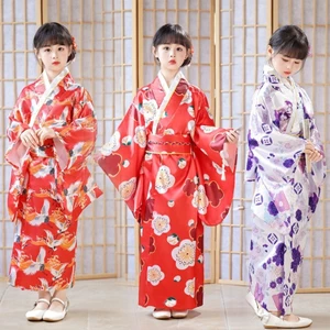 💕Chỗ💕 Trẻ Em Kimono Nhật Bản Trang Phục Quần Áo Bé Gái 3-11 Tuổi Váy Mới Lạ Công Chúa Sinh Nhật Bướm