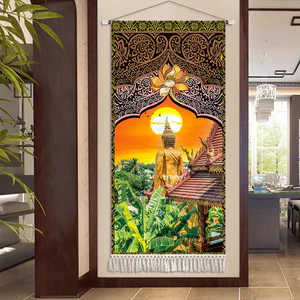 Tấm thảm Phong cách Thái Lan B & B Tranh vải nền Tấm thảm Bức tranh tường