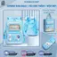 COMBO 3in1 Balo chống gù, chống nước cho bé lớp 1-6 -Kimbunshop3434