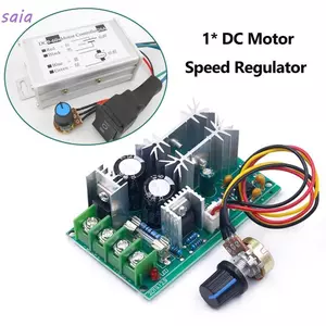 Bộ điều chỉnh tốc độ động cơ SAIA DC, Bộ điều khiển tốc độ động cơ 12V24V36V48V Bộ điều khiển tốc độ động cơ PWM, Mô-đun truyền động công suất cao 20A Bộ điều chỉnh dòng điện Ứng dụng động cơ DC