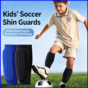 SQ3 1 Trẻ Em Tổ Ong Đệm Bóng Đá Shin Cận Vệ Thoáng Khí Co Giãn Bắp Chân Bảo Vệ Tay Huấn Luyện QS3
