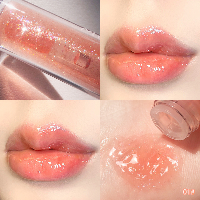 [Bán chạy] Maxfine Water Gloss Son bóng đẹp phong cách Hàn Quốc Dudu Lip Gloss Mirror Dưỡng ẩm Tiệc sinh viên chống phai màu Giá rẻ Son bóng