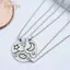 PNPIA- Bộ 3 / 4 Người Bạn Thân Nhất Tình Bạn Nelace Mặt Trời Trăng Mây Ngôi Sao Kẻ Sọc Kim Cương Giả Khâu Nelace