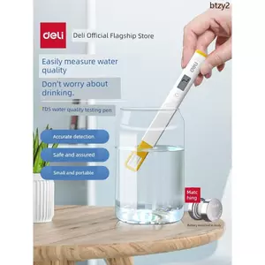 Deli TDS Bút Kiểm Tra Chất Lượng Nước Máy Lọc Nước Gia Đình Nước Uống Nước Máy Nước Độ Chính Xác Cao Kiểm Tra Chất Lượng Nước Máy Kiểm Tra Nước