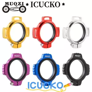 ICUCKO Crank Chainring Điều chỉnh, 28,99mm 6 màu Giá đỡ dưới cùng Bộ điều chỉnh tải trước, Bộ chuyển đổi trục quay hợp kim nhôm nhẹ Phụ kiện xe đạp