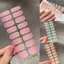 HFSHY 16 Cái / tờ Gel Bán Cắt Sơn Móng Tay Stier Kem Nối Dài Lâu Trôi Móng Tay Decal Full Cover Màu Gradient Chữa Thanh Trượt VN