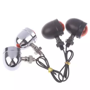 2 Chiếc Retro Xe Máy Đèn Dây Đơn 12V Cho Cafe Racer FSI