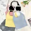 Dây chữ U Dây Camisole có miếng đệm ngực Mùa hè Phong cách mới Slim-fit Slimm