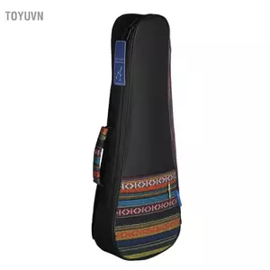 Toyuvn Fangzi Đầy Màu Sắc 21 Soprano Ukelele Ukulele Uke Túi Ba Lô Phong Cách Dân Tộc Dân Tộc Bông Bền Đệm Dày Với Dây Đeo Vai Có Thể Điều Chỉnh