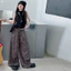 Bé Gái Mỏng Cao Cấp Quần Ống Rộng Mùa Hè Phong Cách Mới Trẻ Em Thời Trang Da Báo In Quần