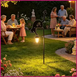 Cổ Phần Mèo Với Đèn Lồng Năng Lượng Mặt Trời Động Vật Chống Thấm Nước Đèn Bãi Cỏ Trang Trí Mèo Cho Bãi Cỏ Sân Con Đường Ngoài Trời shopidaevn