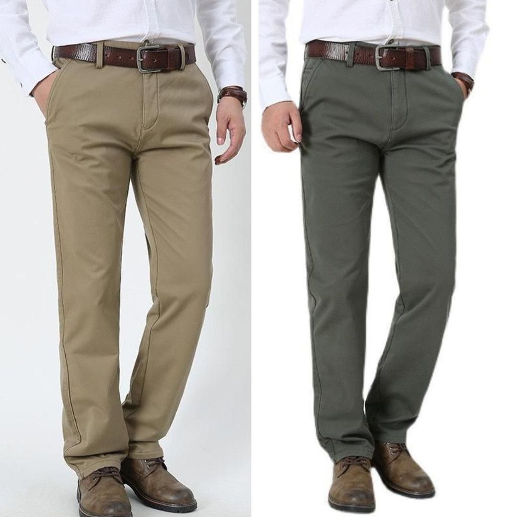 quần dài đi làm COMBO 2 Quần Kaki Nam Trung Niên Mã 77CB2 Chất Kaki Mềm, Màu Sắc Đa Dạng