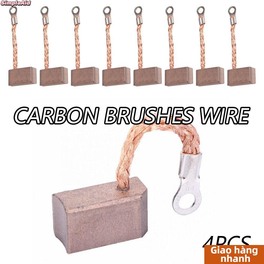[Vận chuyển nhanh] Dây cọ Carbon 4 chiếc SIMPLEAID Động cơ điện 11 * 10 * 20mm chung chất lượng cao