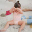 BỘ BƠI BODY BÉ GÁI THÊU ỐP [ SIÊU MỀM, MÁT, MỊN CO DÃN VÀ THẤM HÚT TỐT] SZ 1Y - 4Y (HIBD04)