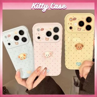 Giá đỡ hình chú chó phong cách Instagram tương thích với iPhone 17 16  15 14 13 12 11 và Pro Max, vỏ bảo vệ chống va đập