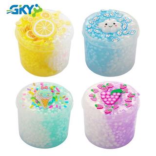 GKY Strawberry Cloud Crunchy Slime Kit Bóng Bọt Trái Cây Rắc Slime Đồ Chơi Quà Tặng Sinh Nhật Đảng Ủng Hộ Cho Bé Gái Và Bé Trai GKY