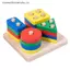 MỚI 1 Bộ Giáo Dục Tương Tác Cho Bé Quà Tặng Montessori Cắm Đồ Chơi Và Phân Loại Màu Sắc Đồ Chơi Tháo Rời Staing Blo SKY